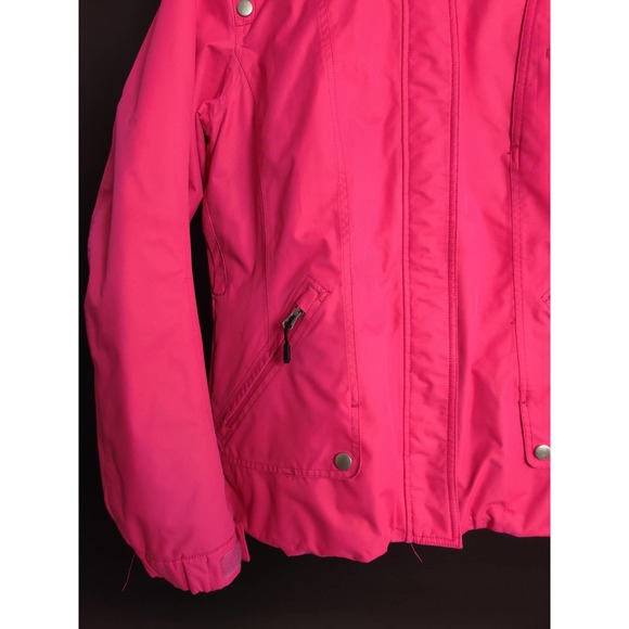 (V) RARE Karbon Women snow jacket winter ski snowboard pink waterproof sz 10 - Picture 7 of 12